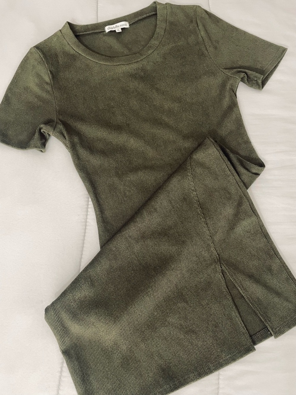 Charolette Russe Faux Suede Dress